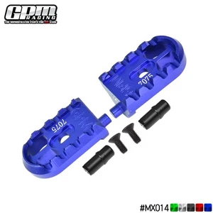 GPM Aluminum 7075 Motorcycle Foot Pegs Set For LOSI 1/4 Promoto MX Motorcycle - Picture 1 of 16