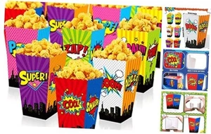 24 Pcs Popcorn Boxes Party Favors Snack Treat Box Candy Cookie Container for - Picture 1 of 7