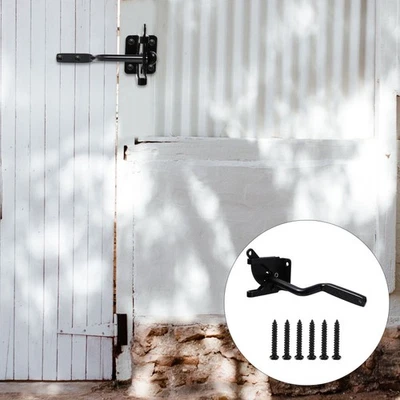  Barrier Bolt with Latch Lock Fence Door Wood Gate Gravity Lever for - Image 1 of 4