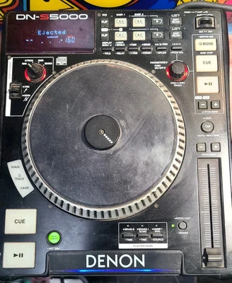 FOR PARTS DISC PROBLEMS Denon DN-S5000 Digital CD Turntable DJ music compact - Image 1 of 4