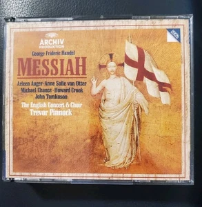 CD Handel Messiah The English Concert Trevor Pinnock Archiv Productions 2 CDs - Picture 1 of 4