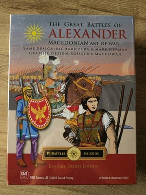 Great Battles of Alexander Macedonian War Art Expanded Deluxe Edition GMT Games  - Image 1 of 4