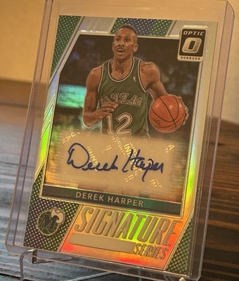 2017 Optic Derek Harper Signature Series Silver Prizm Auto #85 - Image 1 of 2