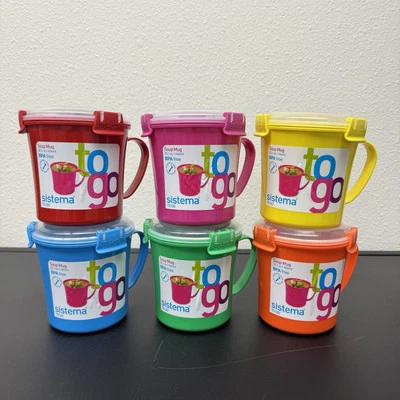 Taza de sopa mediana Sistema To Go, 22,1 oz./ 656 ml, lote de 6 Foto 1 de 4