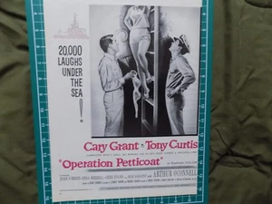 1960PRINT AD OPERATION PETTICOAT GRAY GRANT AND TONY CURTIS MOVIE - Picture 1 of 1