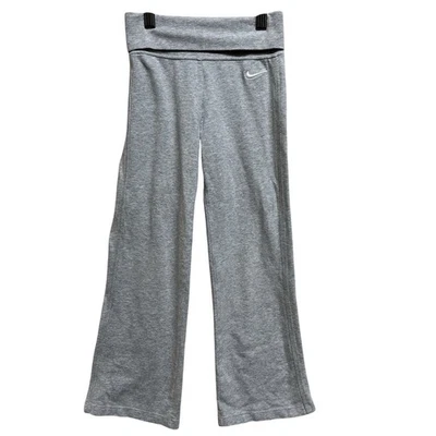 Pantalones Nike Pierna Ancha Plegables Niñas Talla 6 Gris Algodón Spandex Foto 1 de 4