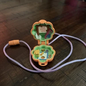 Vintage 1991 Bluebird Polly Pocket Camp Days Medaillon Halskette - Bild 1 von 4