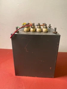 Vintage Large Unmarked Radio Transformer, Capacitor Collins Sprague? - Picture 1 of 2