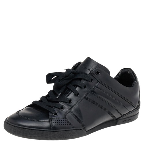 Baskets basses Dior Homme noir verni et cuir pointure 39,5