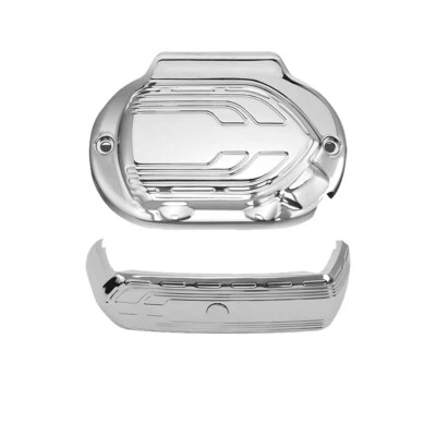Cubierta lateral de transmisión cromada apta para Harley Touring CVO Road Glide 17-20 Foto 1 de 4