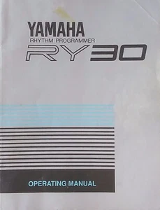 Yamaha RY30 Drum Machine / Rhythm Programmer Original Owner's Manual Book, Japan - Picture 1 of 4