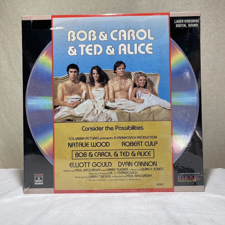 Bob & Carol & Ted & Alice RCA  Laser Videodisc Digital Sound New Sealed Foto 1 de 4