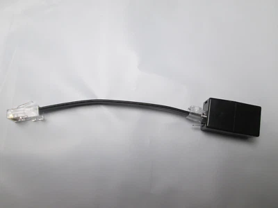 CABLE EXTENSIÓN MICRÓFONO 6 pulgadas para YAESU FT-891 NEGRO, cable plano Foto 1 de 4