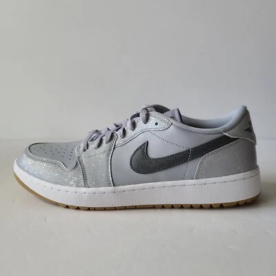 Nike Air Jordan 1 Low G Wolf Grey White Gum Brown DD9315-006 Men's Golf Shoes - Image 1 of 4