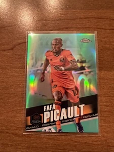 2022 Topps Chrome MLS Daniel Fafà Picault Aqua Refractor # 256/299 Houston - Picture 1 of 2