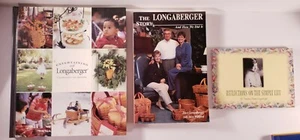 Longaberger 3 Book Lot: Longaberger Story / Entertaining w/ Longaberger & Life - Picture 1 of 12