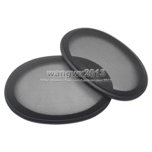 2PCS 6x9 pulgadas Altavoz Cubierta de la parrilla 6 "x9" Altavoz Malla metálica Red protectora # 2 - Imagen 1 de 8