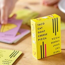 Taco Cat Goat Cheese Pizza | Card Game | Ages 8+ | Suitability 3-8 Players New