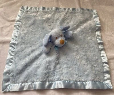 Mantas bebé bebé vintage Beyond felpa azul perro Minky satinado seguridad Lovey Foto 1 de 4