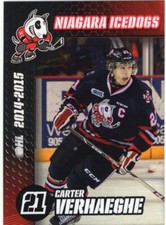 2014/15 Niagara IceDogs - CARTER VERHAEGHE [Florida Panthers] NHL