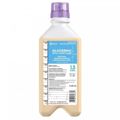 ABBOTT Glucerna With Carbsteady High Protein, Nutrition, Unflavored- 33.8OZ, 1EA - Image 1 of 3