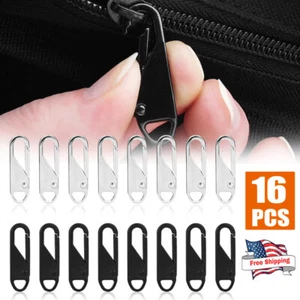 16PCS Cerniera Fissaggio Riparazione Tirare Rubinetto Kit di Ricambio per Bagagli Stivali Borse Pantaloni - Foto 1 di 18