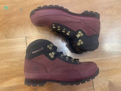 TIMBERLAND МУЖЧИН EURO ТУРИСТ СЕРЕДИНЫ ТУРИСТ БОРДОВЫЙ НУБУК A5ZQ5 ВСЕ РАЗМЕРЫ - Изображение 1 из 4