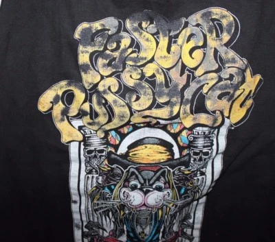 Camiseta FASTER PUSSYCAT Vintage Sin Mangas Gira Años 80 Concierto 1989 GLAM METAL Prohibición Foto 1 de 4