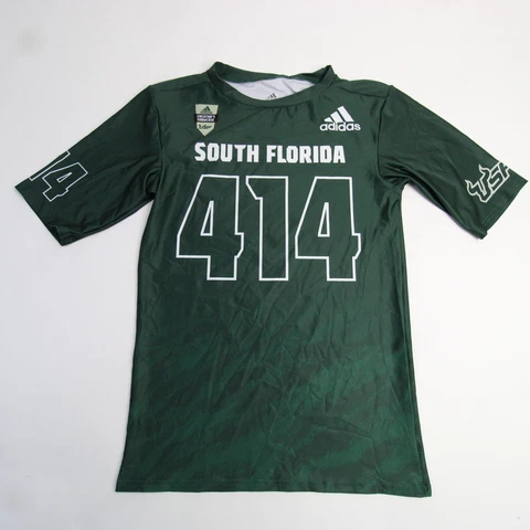 South Florida Bulls adidas Short Sleeve Shirt Youth Dark Green Used Cover
