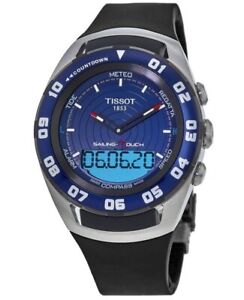 New Tissot T-Touch Sailing Blue Digital-Analog Men's Watch T056.420.27.041.00