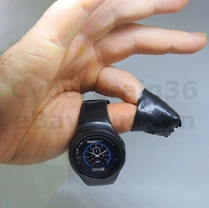 THUMB & FINGER TAPE TIE PENETRATING WATCH TRICK RING BAG CUP PENETRATE MAGIC TIP - Picture 1 of 4