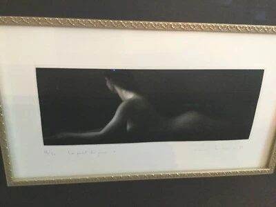 ORIGINAL MIKKO WATANABE DUETTO II MEZZOTINT  JAPAN ART FRAMED 1994 #76/90 - Image 1 of 4