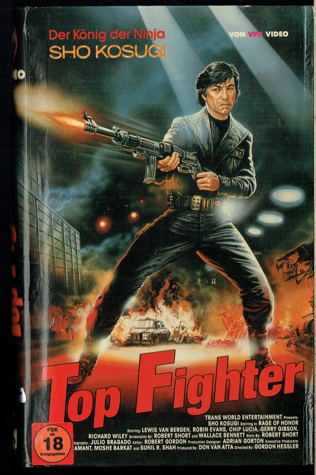 (FSK 18) VHS Videokassette - Top Fighter - Sho Kosugi, Lewis van Bergen (1986) - Bild 1 von 4