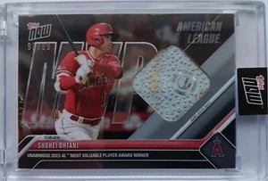 Shohei Ohtani ANGELS 2023 TOPPS NOW AL MVP GAME USED BASE 99/99 OS-16RA - Picture 1 of 6
