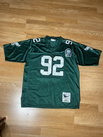 Reggie White #92 Philadelphia Eagles Mitchell And Ness Jersey 1992 Size 50 Cover