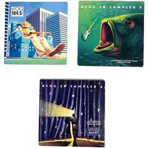 KFOG SF CD Sampler 3 Vtg Promo Lot Vols 1-5-6 Mainstream Rock 1994-1997 - Picture 1 of 7