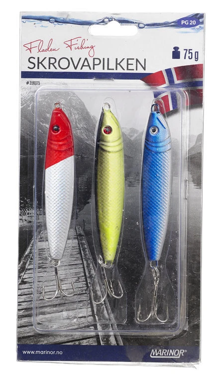 MARINOR SKROVAPILKEN 3-teiliges Pilker Set Meeresköder in 75g, 125g oder 200g - Bild 1 von 4