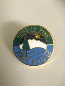 Bend - La Pine Public Schools District Oregon Metal & Enamel Lapel Pin - Picture 1 of 9