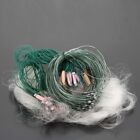 25M 3 Layers Monofilament Fishing Fish Gill Net With Float U1v9