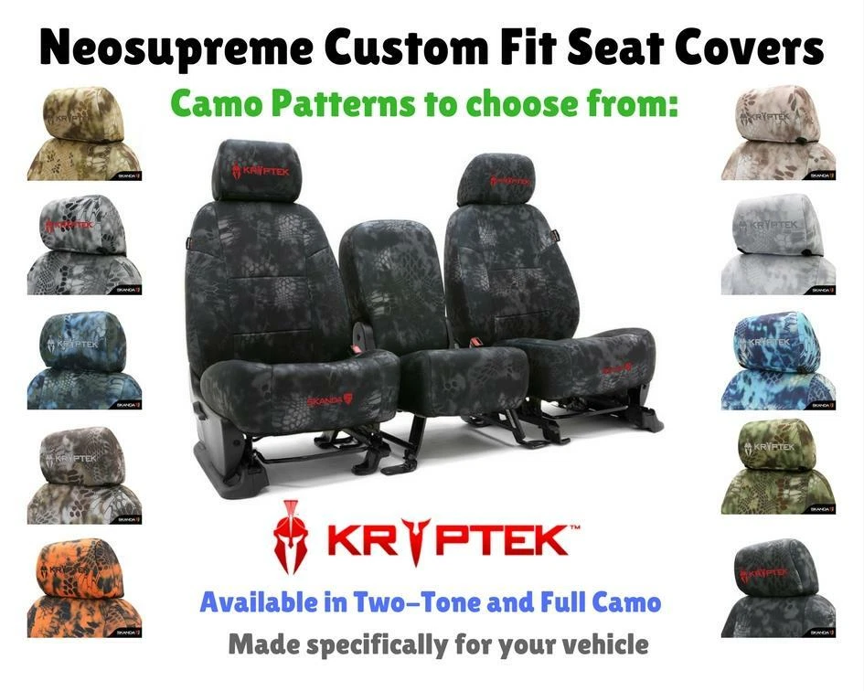 Fundas de asiento Kryptek camufladas para GMC Yukon cubierta ajuste personalizado Foto 1 de 1