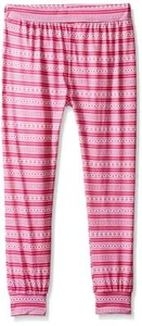 Dream Star Girls' Aztec Print Drapey Jogger, Hibiscus, L - Picture 1 of 1