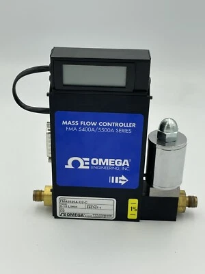 Omega FMA5520A-O2-C MFC, 10sLm, 0-5V/4-20mA, 1/4", 15-pin, O2, cal 2023 - Image 1 of 4
