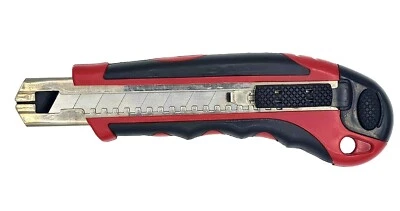 NINEKA 1 - 288 Stück Cuttermesser Paketmesser Metallschiene mit 6 Abbrechklingen 18mm