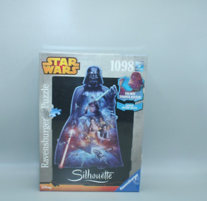 🧩 NEU:Star Wars Disney Silhouette 1098 Teile Puzzle Shaped jigsaw🧩