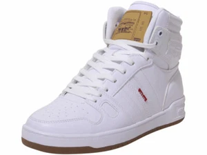 Levi's Men's 521-BB-HI-Pebbled-UL Sneakers High Top White/Gum - Picture 1 of 84