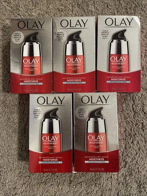 A LOT 5 Olay Regenerist Micro Sculpting Serum Advanced Anti-Aging 1.7oz Each - Image 1 of 4