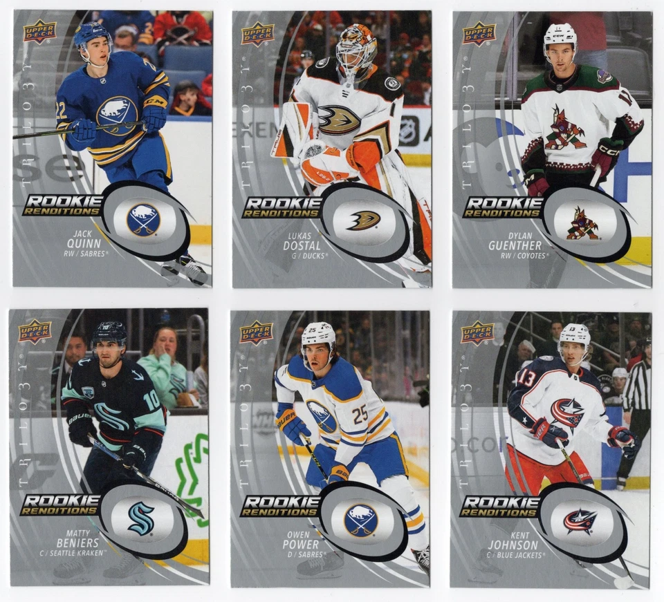2022-23 Upper Deck Trilogy Rookie Renditions Insert Pick From List !! - Image 1 of 1