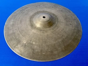 "Platillo HiHat vintage raro primera estampilla Zildjian Avedis 14"" 1160 g 1929-1939 video" - Imagen 1 de 16