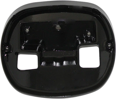 Placa base de lanterna traseira preta personalizada Dynamics para 1999-2024 Harley Dyna Touring - Imagem 1 de 3