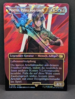 Noctis, Prince of Lucis SURGE FOIL Final Fantasy 15 FFXV MTG Magic GERMAN NM - Image 1 of 2